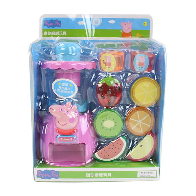 Peppa Pig Simulated Juicer Emulation Blender Toy Kids Playing House Simulation Fruits Simulate Scenarios Toddler Early Tducation