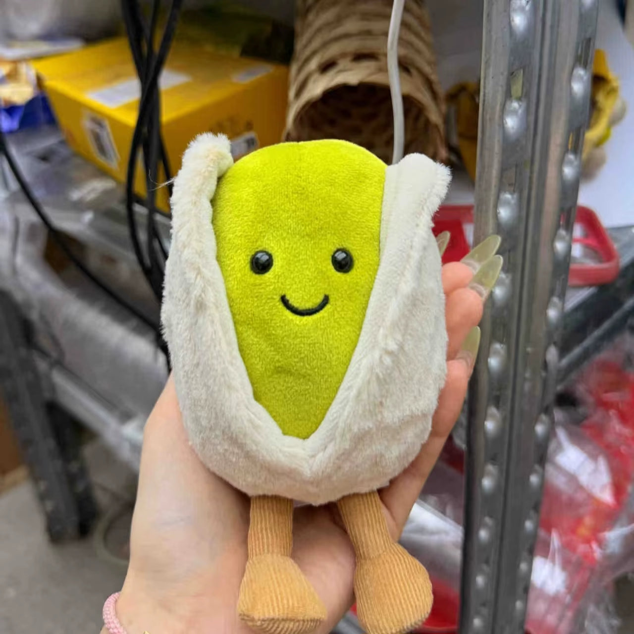 12Cm Pistachio Nut Plushies Lovely Stuffed Pistachio Doll Living Room Decoration Household Cute Plush Toy Birthday Gift
