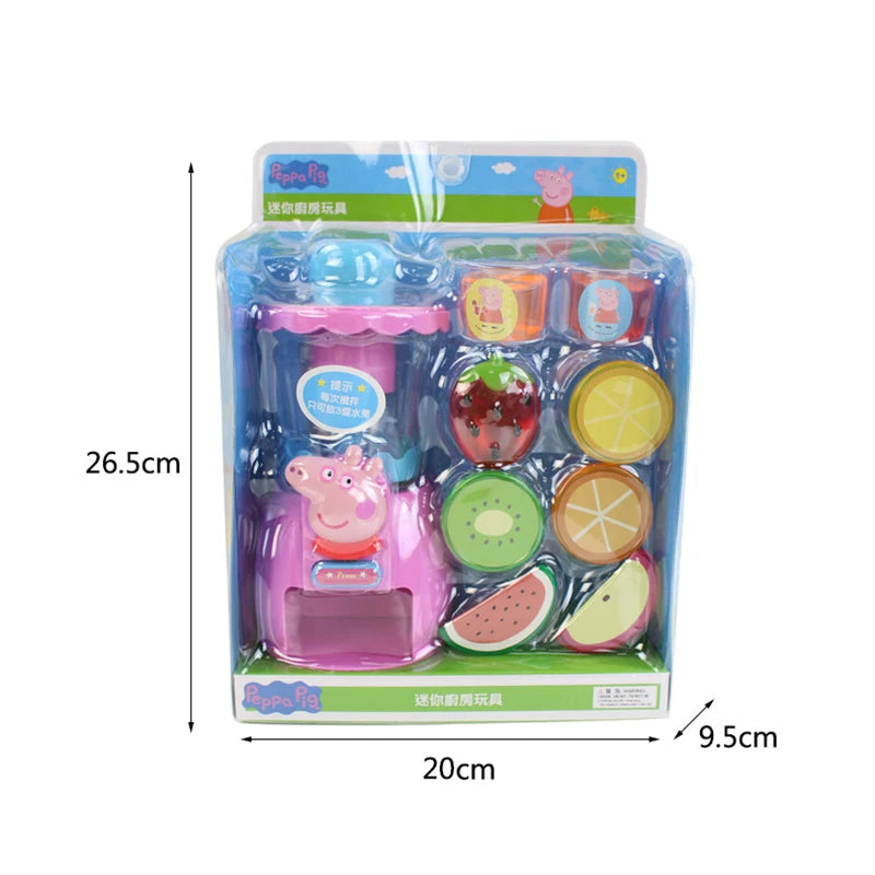 Peppa Pig Simulated Juicer Emulation Blender Toy Kids Playing House Simulation Fruits Simulate Scenarios Toddler Early Tducation