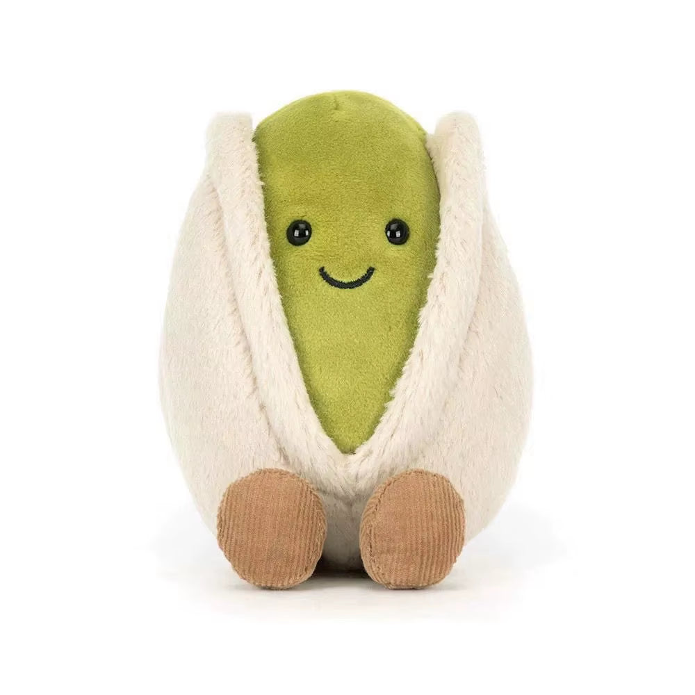 12Cm Pistachio Nut Plushies Lovely Stuffed Pistachio Doll Living Room Decoration Household Cute Plush Toy Birthday Gift